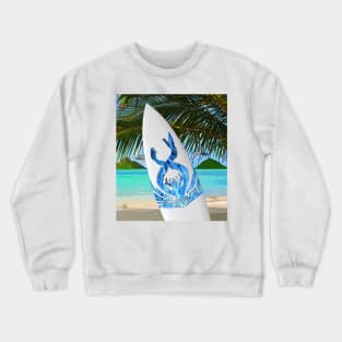 Thrawn's Cerulean Chimaera Surfboard Crewneck Sweatshirt